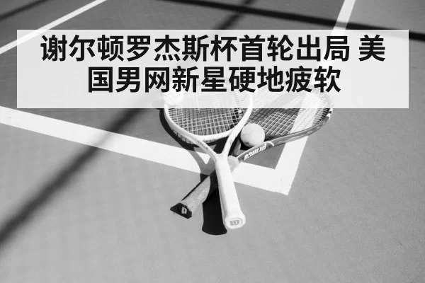 谢尔顿罗杰斯杯首轮出局 美国男网新星硬地疲软
